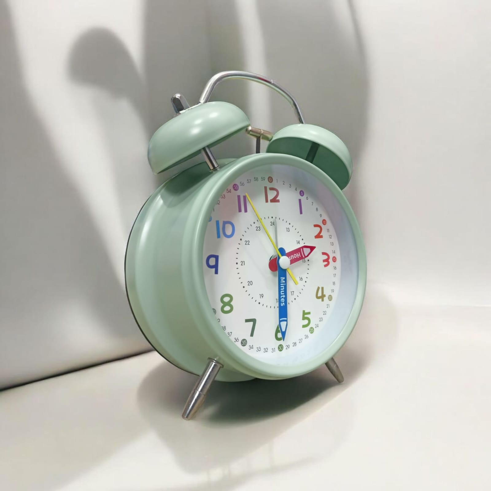Super Premium Honey time Light Green and White Clock (TC-236) - Image 2