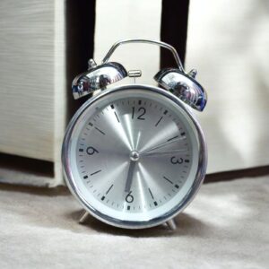 Bell Alarm Silver colour Clock (TC-211)