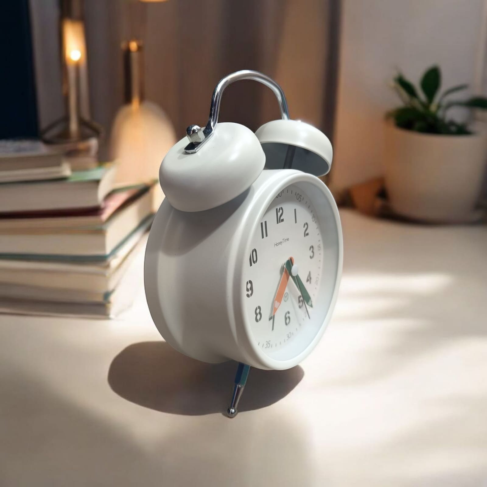 Super Premium Honey time White Clock (TC-227) - Image 2